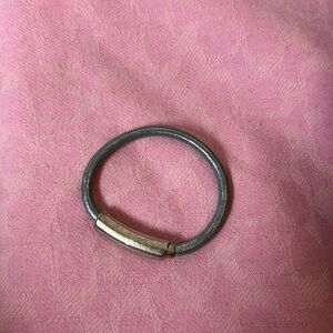 Gray and Silver Tone Bracelet